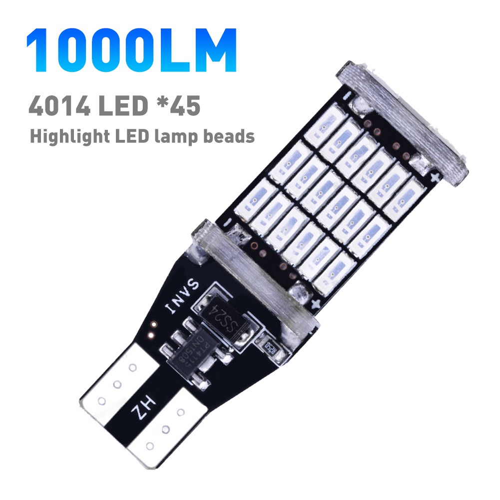 Bộ 2 Đèn LED Tín Hiệu T15 4014 45SMD Cho Xe Hơi