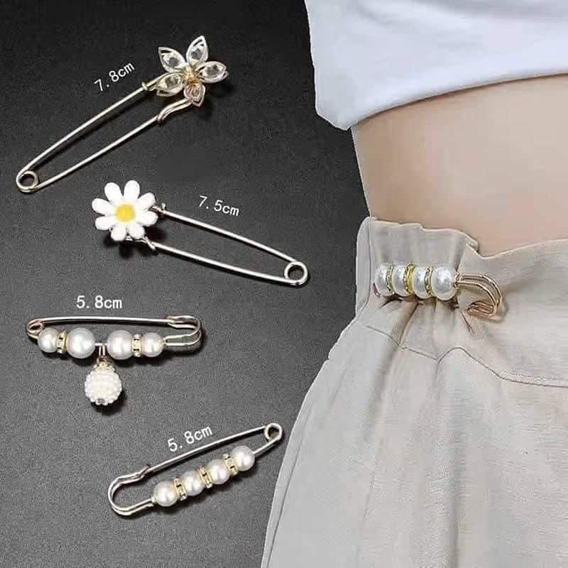 Sét 13 Ghim cài quần điều chỉnh lưng quần đa năng thời trang Hàn Quốc tiện dụng