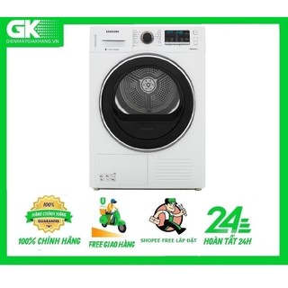 DV90M5200QW/SV-MIỄN PHÍ CÔNG LẮP ĐẶT-Máy sấy Samsung 9 Kg DV90M5200QW/SV