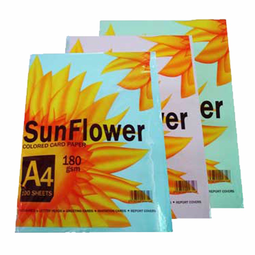 HCM - Giấy bìa màu A4 180GSM Sun Flower