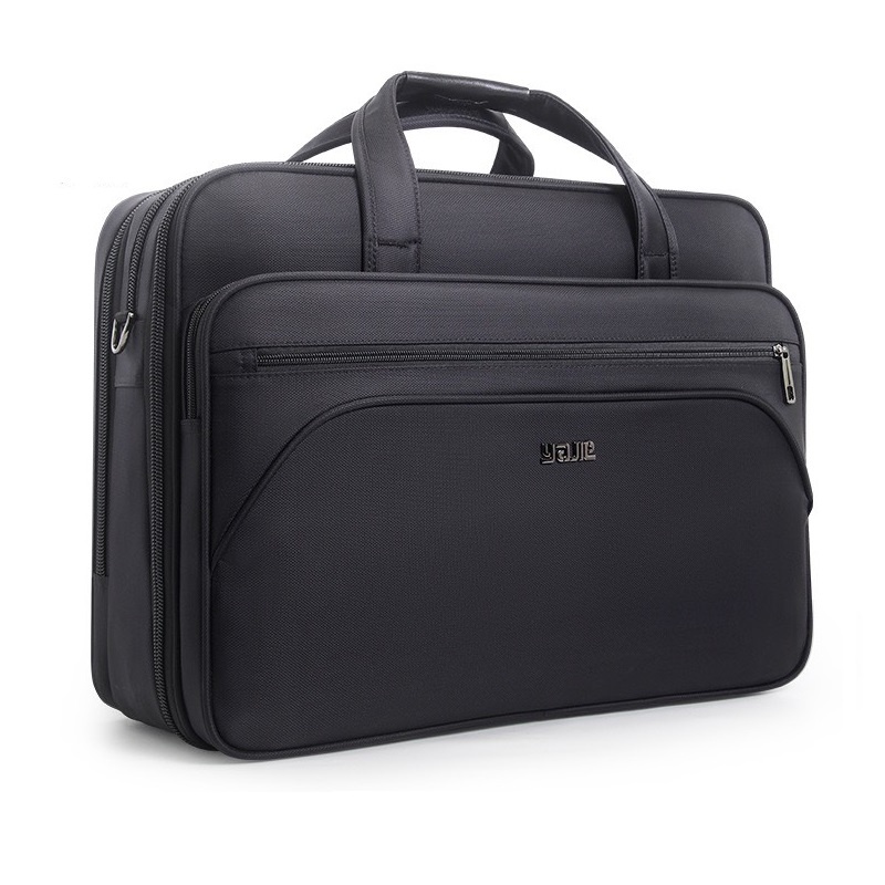 Túi xách cặp công sở đựng laptop 17inch YAJIE T07 mã 3246 size M,L,XL (Đen)
