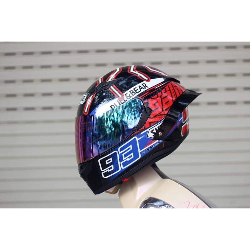 Mũ bảo hiểm fullface ROC 03 lên tem SHOEI