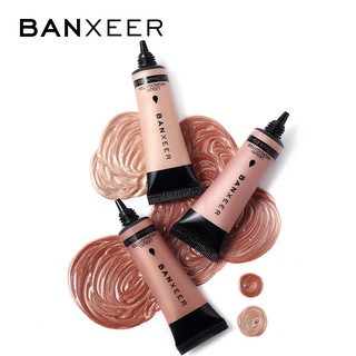 Kem bắt sáng dạng lỏng BANXEER trang điểm lâu trôi 2 màu sắc tùy chọn dung tích 15ml