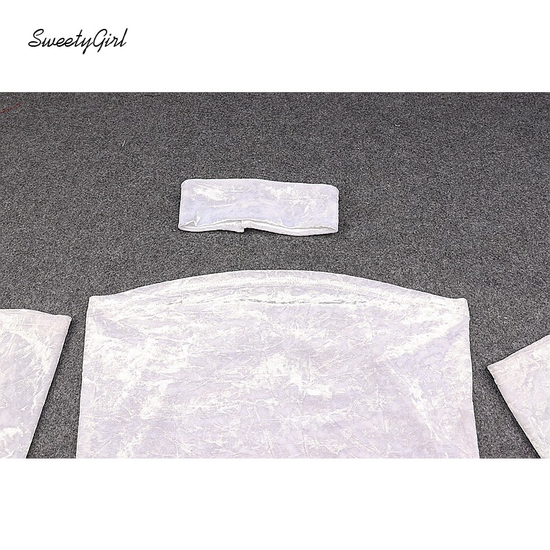 Áo Ống Hở Vai Màu Trơn Thời Trang Đường Phố Cho Nữ