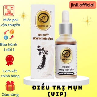 Serum Giảm Mụn Thâm Rỗ - Tinh Chất Hoàng Thiên Sâm 30ml Tái Tạo Da [Loại Vip] - Không Sưng, Không Đỏ