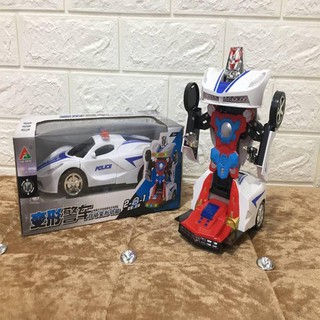 Ô TÔ CẢNH SÁT BIẾN HÌNH THÀNH ROBOT