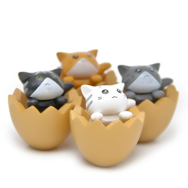 Mô Hình Mèo Con Dễ Thương Trang Trí Sân Vườn