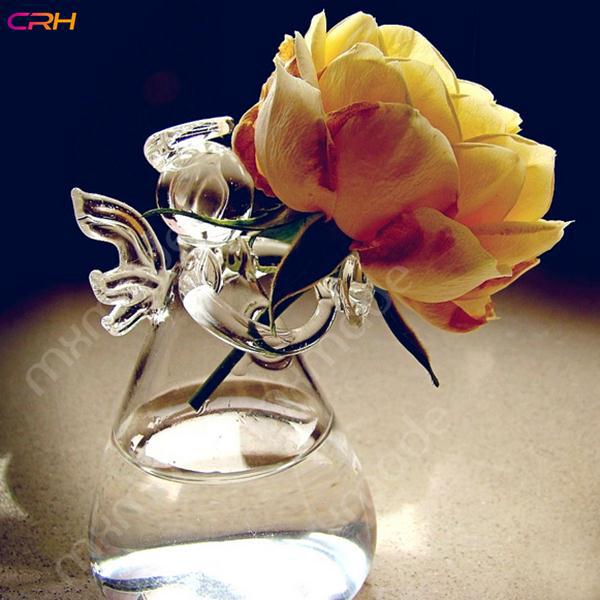 Bình bông thủy tinh trong suốt độc đáo