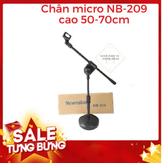 Chân micro nb-209 – cao 50cm-70cm