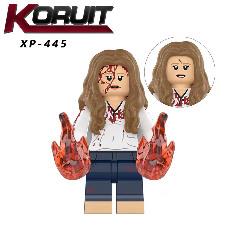 Bộ Đồ Chơi Lắp Ráp Mô Hình Nhân Vật Siêu Anh Hùng Marvel KT1058