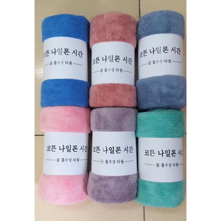 Khăn tắm lông cừu Hàn Quốc thấm hút tốt 70*140cm