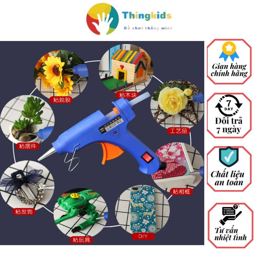 Máy Bắn Keo Nến Gắn Trang Trí Đồ Vật - Thingkids