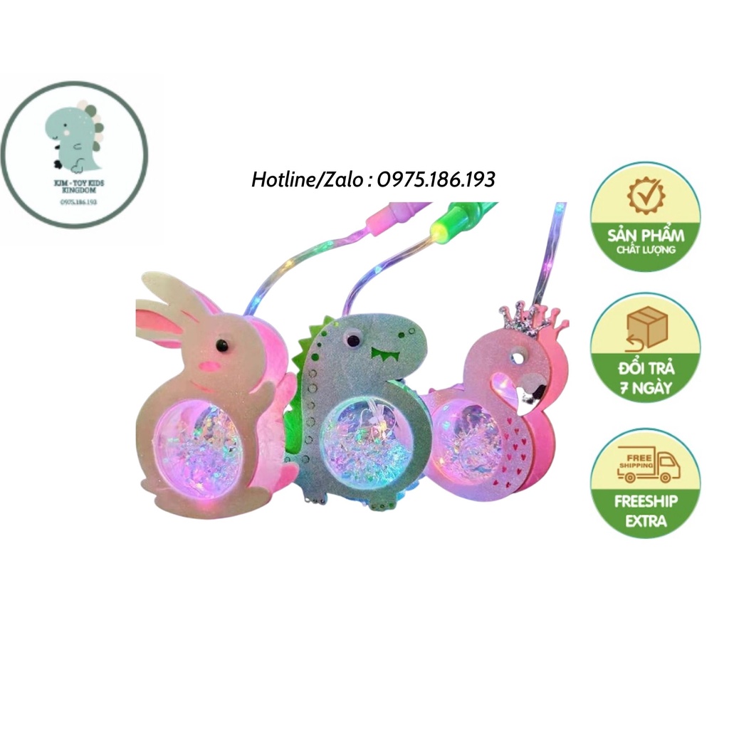 [Giảm10k nhập mã KJMB8822]Đèn trung thu hình con vật phát sáng , đáng yêu nhiều màu sắc cho bé mẫu mới nhất 2022