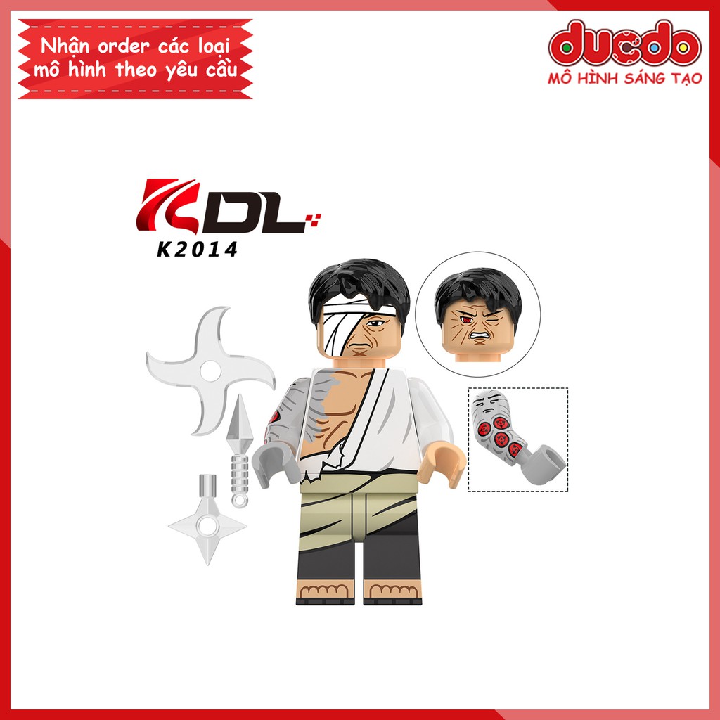 Minifigures các nhân vật Uchiha Sasuke trong Naruto - Đồ chơi Lắp ghép Xếp hình Mô hình Mini KDL802