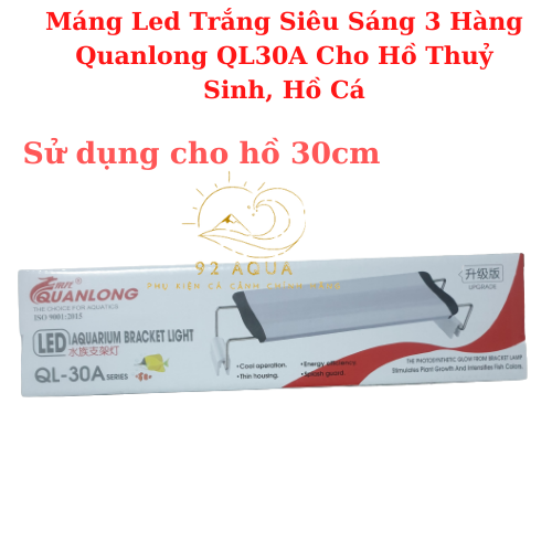 Đèn Led Máng 4 Hàng Bóng WRGB - Điều Chỉnh 3 Chế Độ Quanlong Cho Hồ Thuỷ Sinh, Hồ Cá