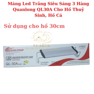 Đèn Led Máng 4 Hàng Bóng WRGB - Điều Chỉnh 3 Chế Độ Quanlong Cho Hồ Thuỷ Sinh, Hồ Cá