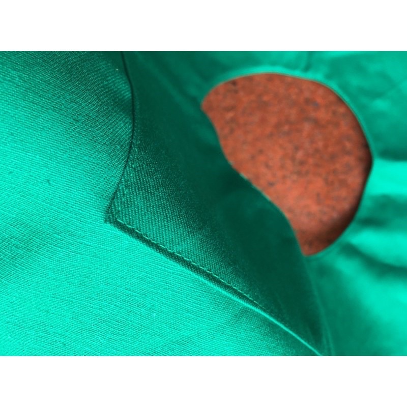 Săng che mặt tiểu phẫu xanh 50x50 may viền chắc đẹp