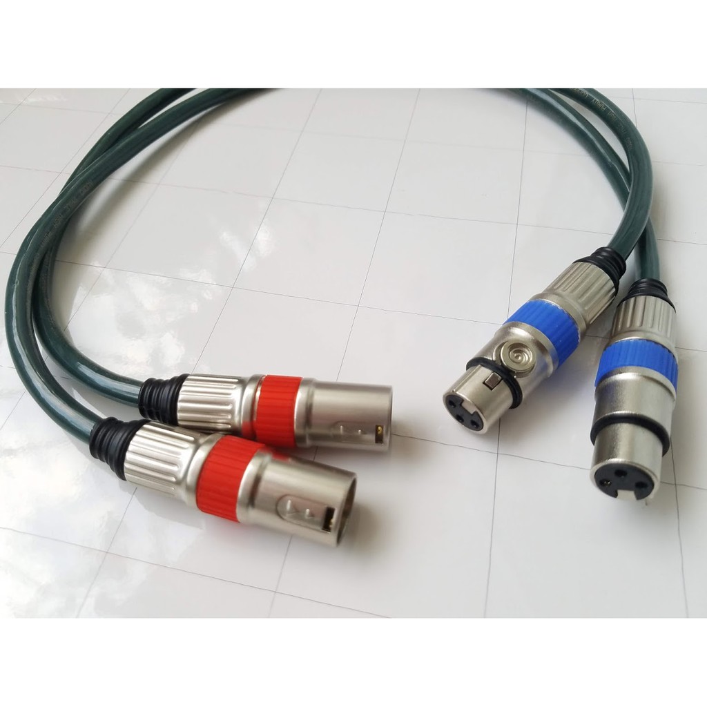 cặp dây canon đực cái hàng cao câp dài 70cm, với chống nhiểu cao