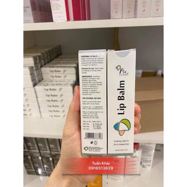 Son dưỡng môi Fixderma Lip balm