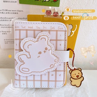 New style, new style, hot sale Original Japanese cute cartoon Puppy Snap three times PU Wallet Female Short Korean Student Coin purse