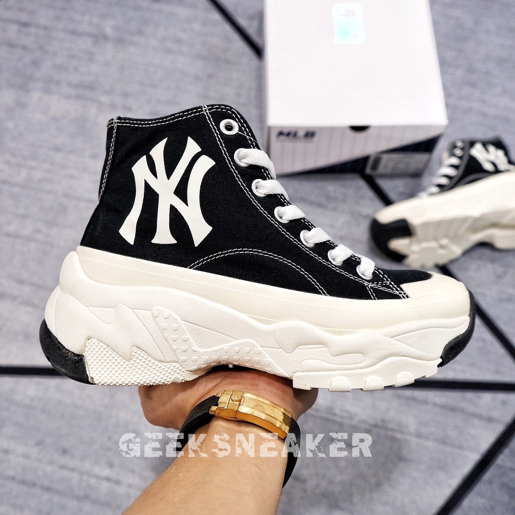 [GeekSneaker] Giày 𝐌𝐋𝐁  BIGBALL CHUNKY HIGH NEW YORK YANKEES