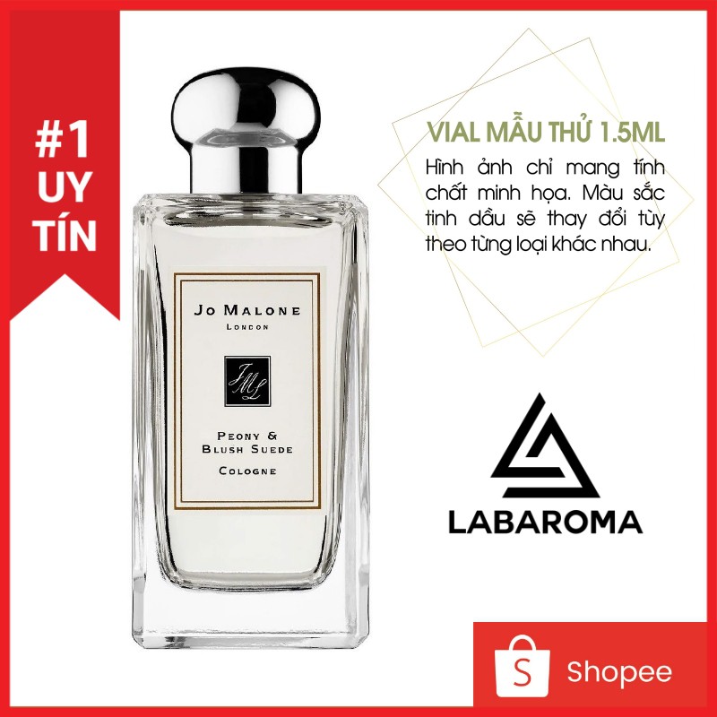 Tinh dầu nước hoa Jo Malone London các dòng vial mẫu thử 1.5ml Thơm phòng, khử mùi, tạo hương cho shop (Hàng nhập khẩu)