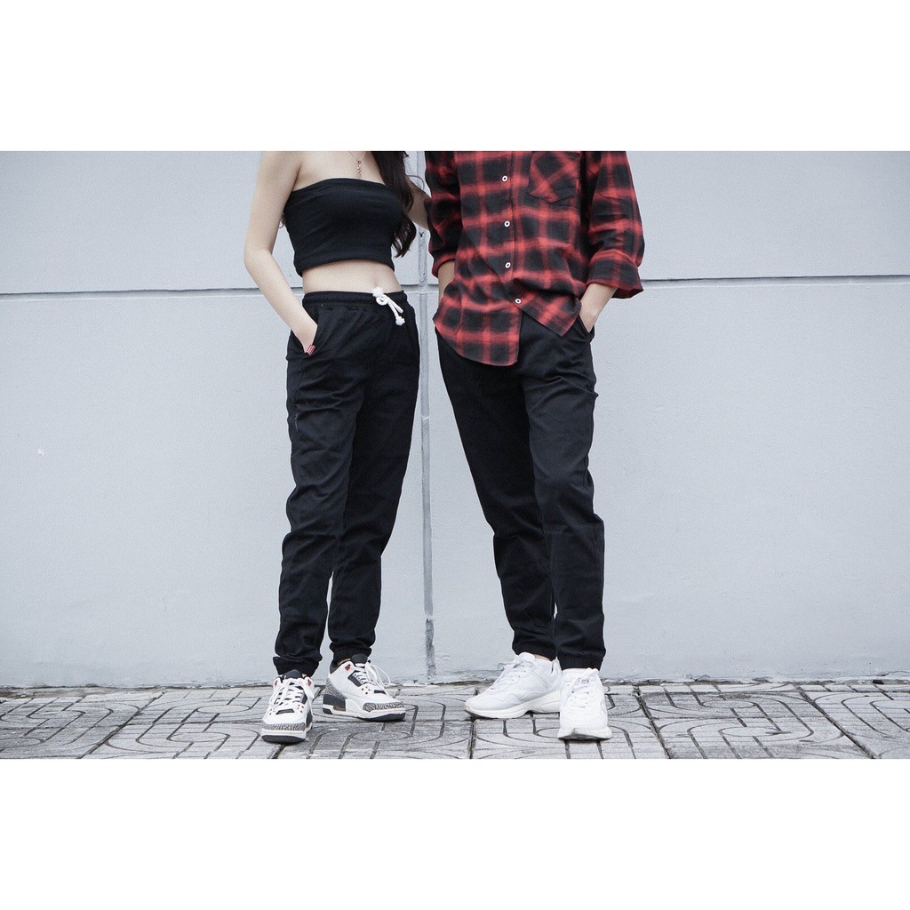 Quần Jogger unisex chất liệu kaki, phong cách quân đội (Kèm ảnh thật)