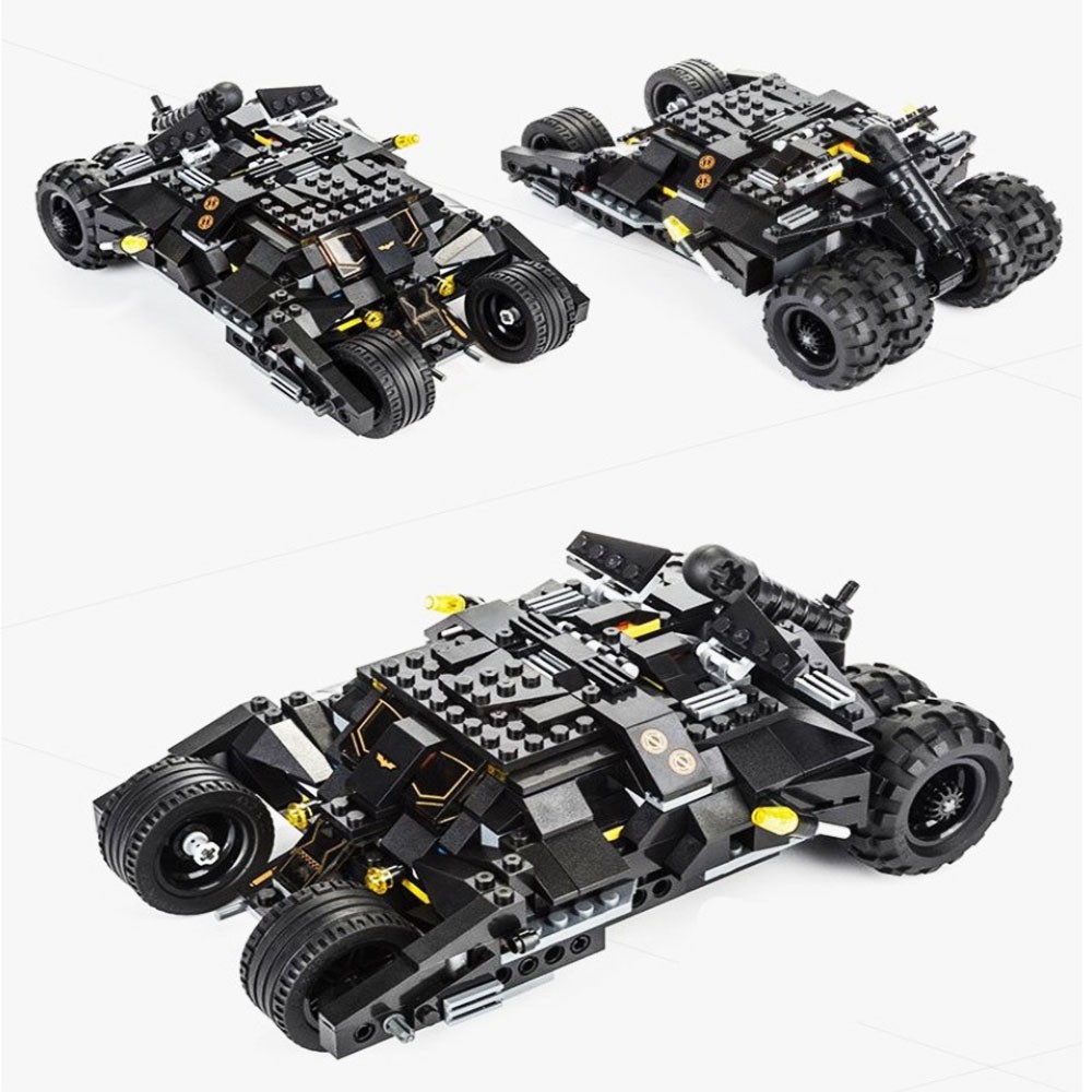 Đồ chơi lắp ráp xe batman Tumbler gồm 325 chi tiết Lemoshop, đồ chơi thông minh cho bé bằng nhựa ABS 7105