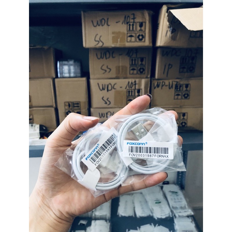 Cáp sạc iphone foxconn 5ic