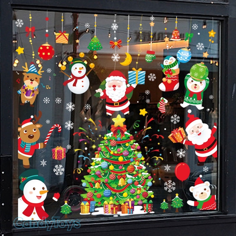 DECAL DÁN KÍNH CỬA SỔ TRANG TRÍ NOEL/ GIÁNG SINH