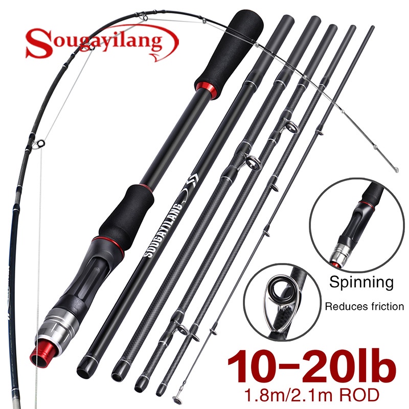 Sougayilang Cần Câu Cá 5 / 6 Phần Chuyên Dụng 1.8m / 2.1m
