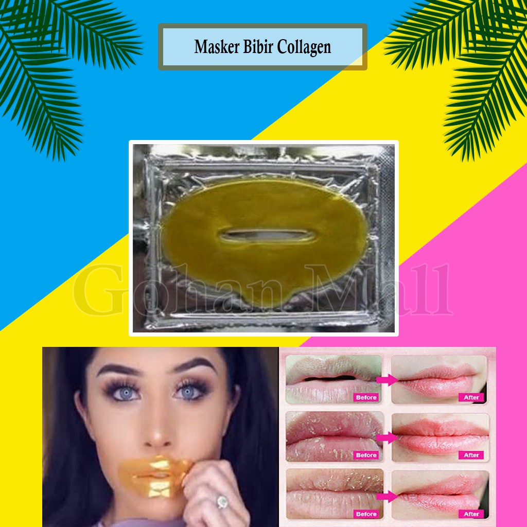(hàng Mới Về) Mặt Nạ Môi Collagen Màu Vàng Đồng | BigBuy360 - bigbuy360.vn