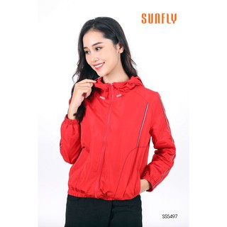 SS5497 ÁO GIÓ LÓT LƯỚI CÓ MŨ SUNFLY