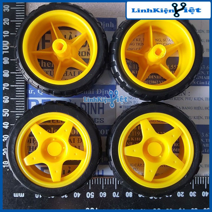 Bánh Xe Vàng 66mm (giá 1 chiếc)