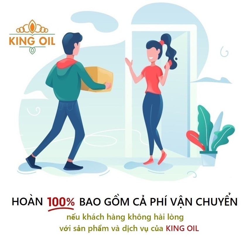 Tinh dầu hương nhu nguyên chất 100% từ thiên nhiên - KingOil