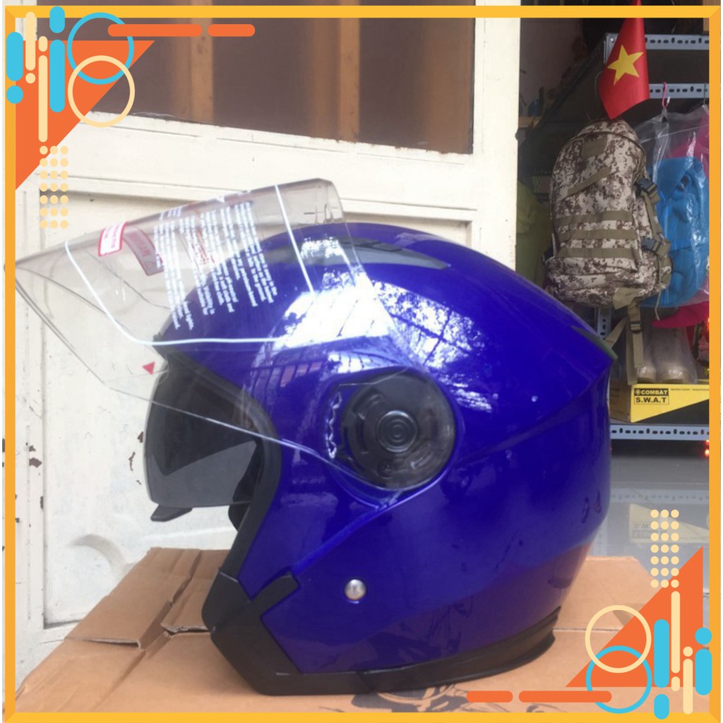 NÓN BẢO HIỂM GXT 3/4 2 KÍNH