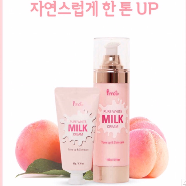 Kem dưỡng trắng nâng tone Prreti Pure White Milk Cream