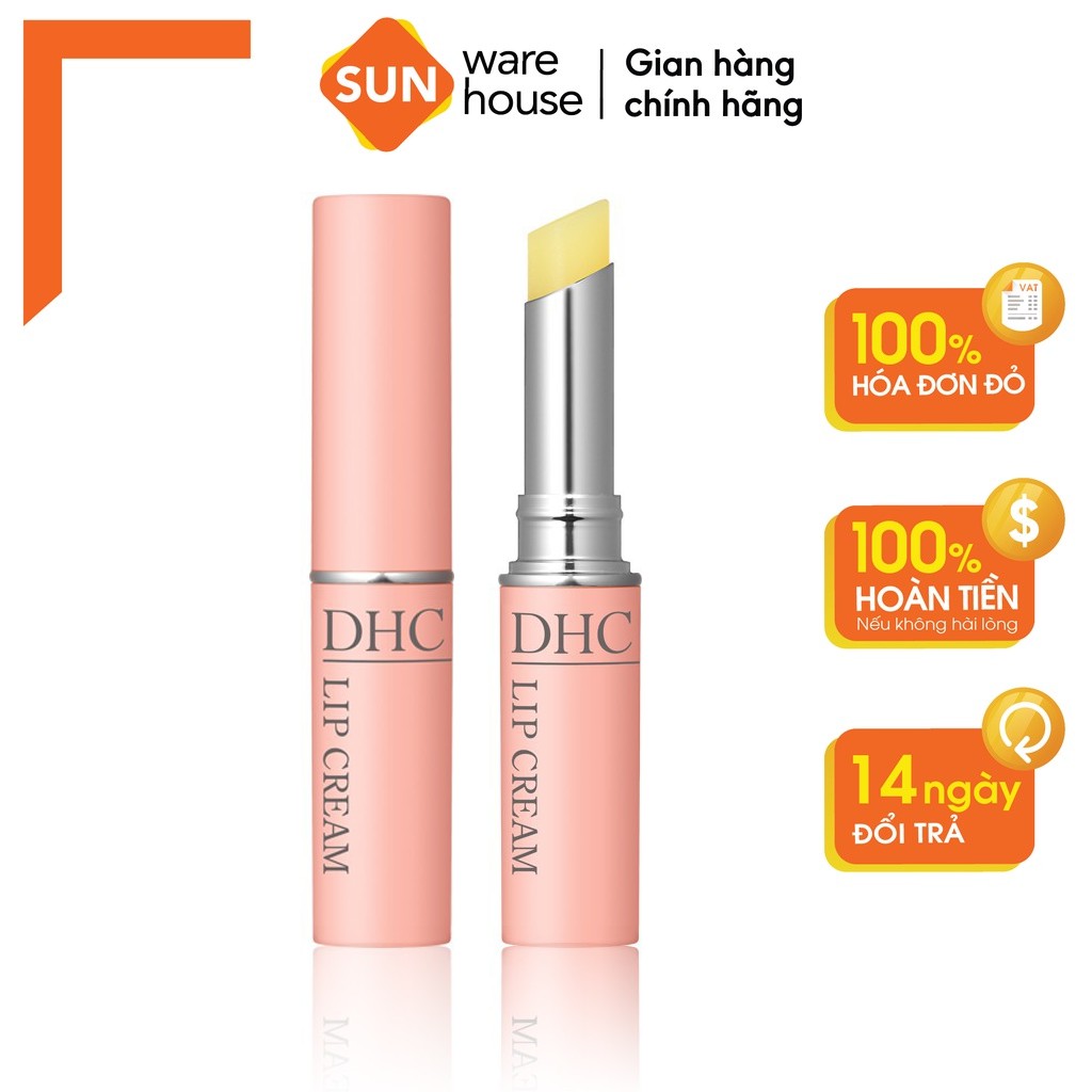 [Mã FMCGMALL -8% đơn 250k] Son Dưỡng Môi DHC Lip Cream Chứa Tinh Chất Dầu Oliu Chăm Sóc Đôi Môi Mềm Mịn 1,5g