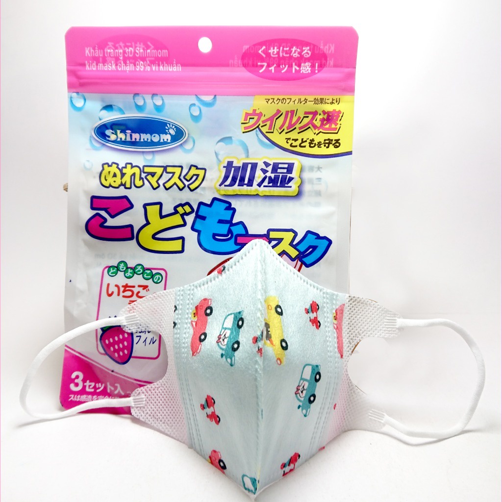 Khẩu trang cho bé Shinmom Kid Mask 3D trẻ em