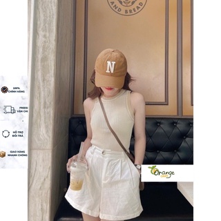 Áo Len 3 Lỗ Áo Sát Nách Phối Viền Cổ Trơn Dáng Ôm Body Phong Cách Cá Tính Phù Hợp Đi Chơi A488