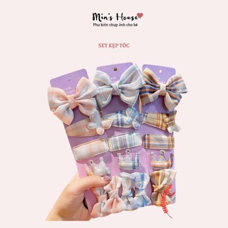 Set Cột Tóc Kẹp Tóc Xinh Cho Bé Gái