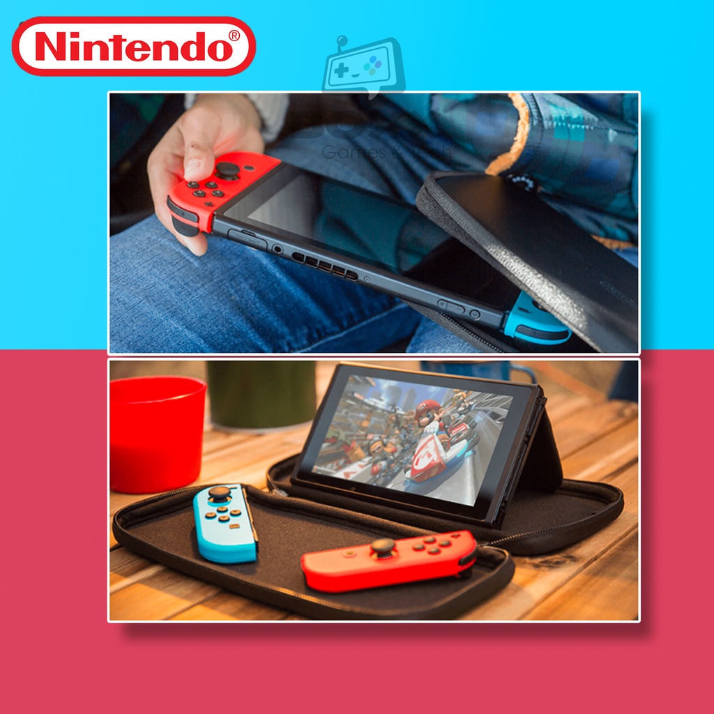Túi đựng máy Nintendo Switch Oled kèm miếng dán màn hình chính hãng Nintendo