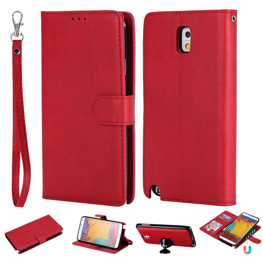 For Samsung Galaxy note 3 4 8 note3 note4 note8 Strong magnetic leather case flip cover