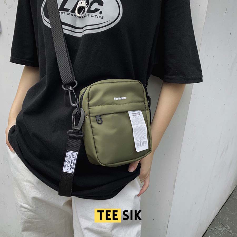 Túi đeo chéo Nam & Nữ TEE SIK nhỏ gọn phong cách Unisex chất liệu vải Canvas chống nước nhiều ngăn TS12 | BigBuy360 - bigbuy360.vn