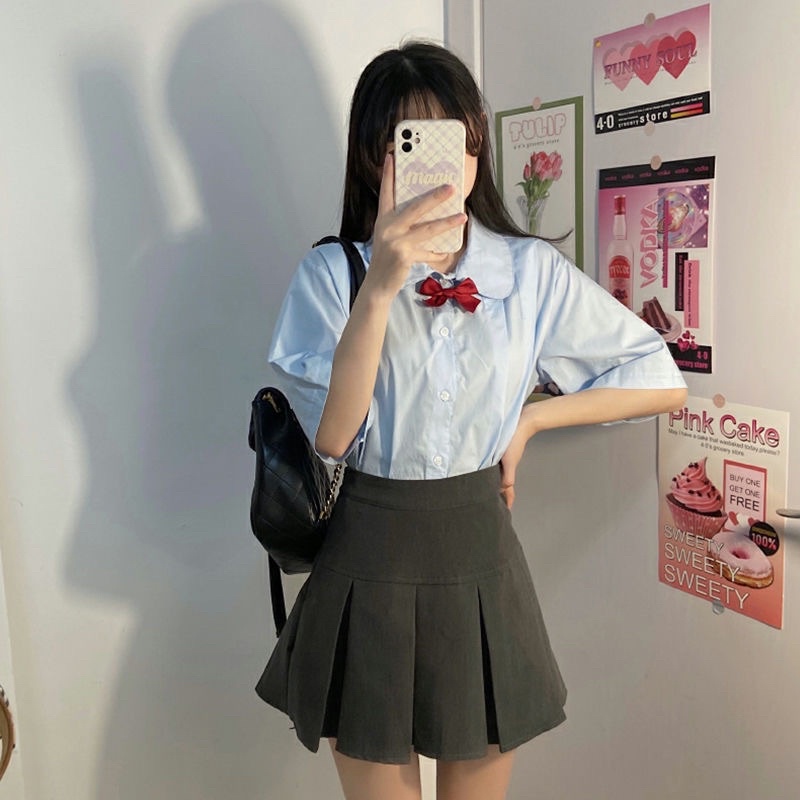 Chân Váy Xếp Ly Bản To Lưng Cao Phong Cách Hàn Quốc, Chân Váy Chữ A | BigBuy360 - bigbuy360.vn