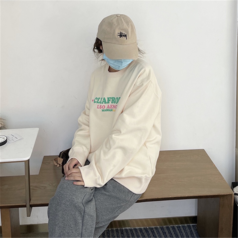 NRVP Áo Hoodie Thiết Kế Đơn Giản Thời Trang Hàn Quốc Cho Nữ