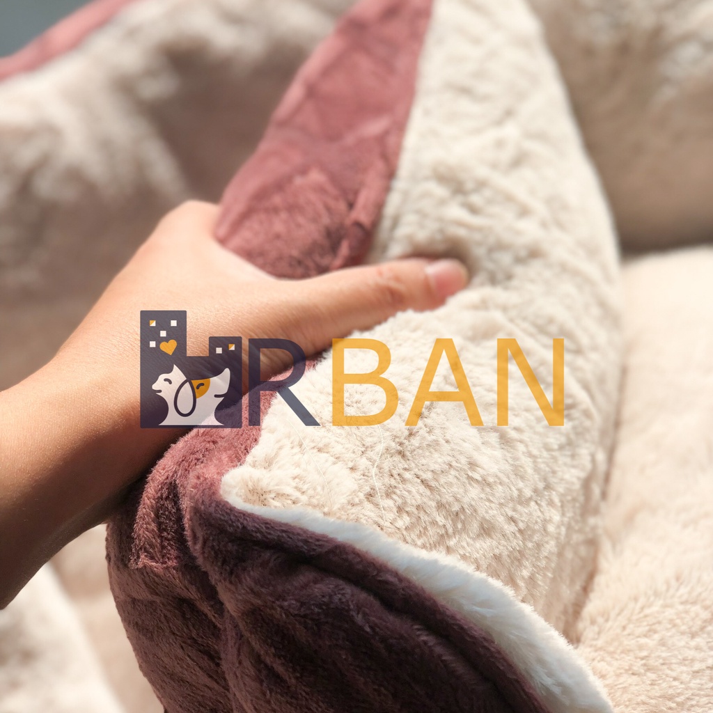 𝗨𝗿𝗯𝗮𝗻_Đệm/ổ nệm bo 4 góc cho thú cưng_Size dưới 10kg