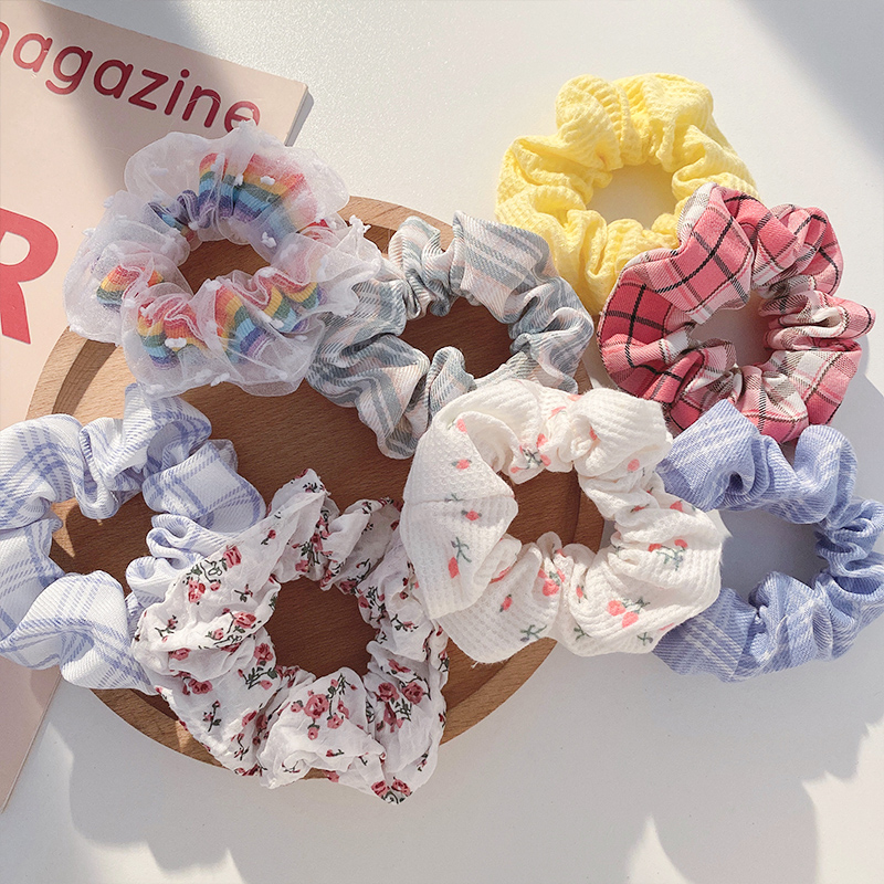 Dây buộc tóc đuôi ngựa phong cách Hàn Quốc dành cho nữ