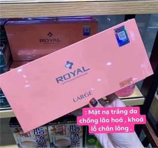 Serum royal ủ trắng