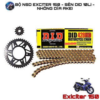 BỘ NSD DID 9LI HOẶC 10LI + NHÔNG DĨA AKEI CHO EX135 - EX150 - WINNER - RAIDER